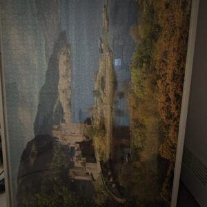 Puzzle zamek- 2000 elementów-w ramce