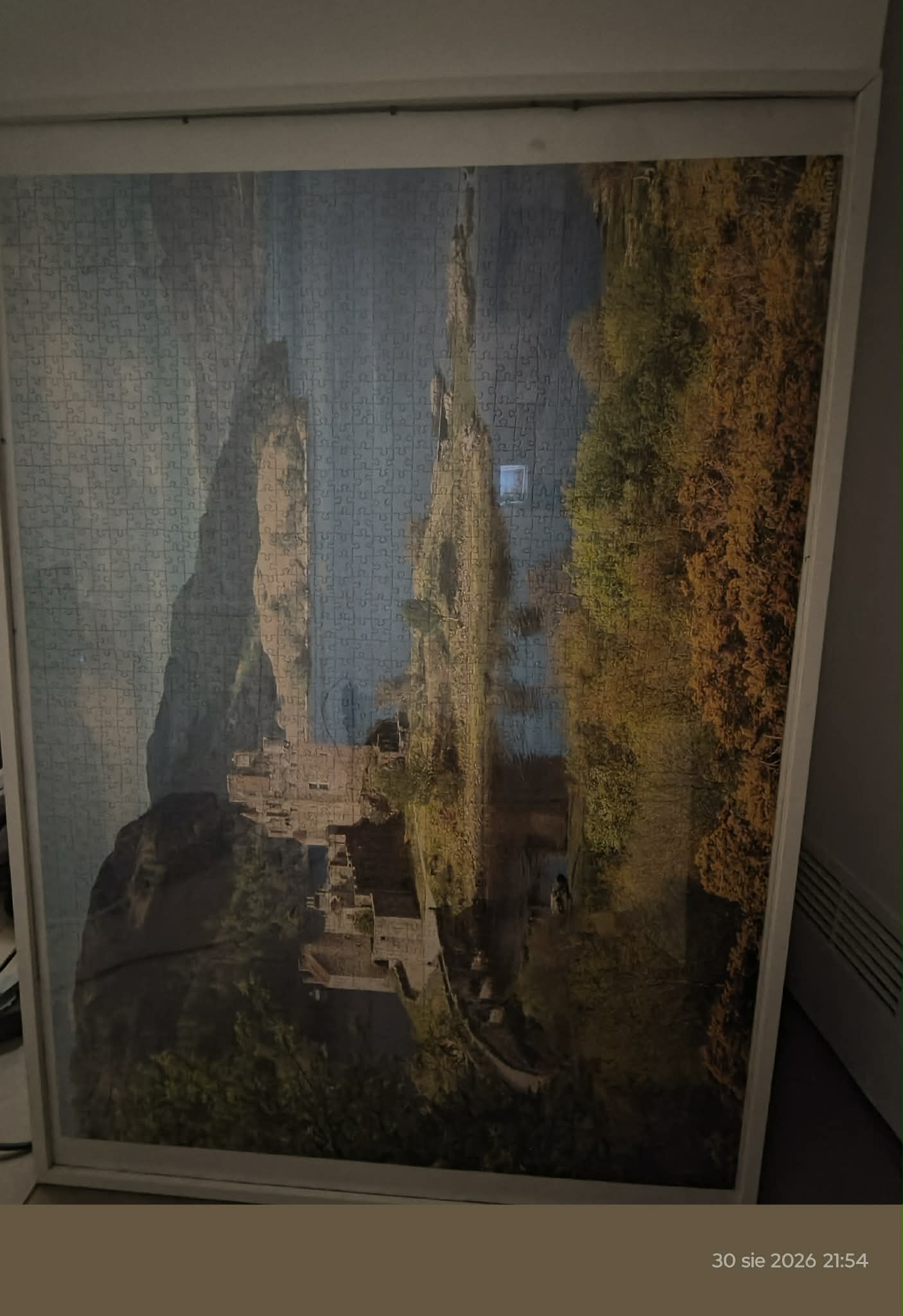 Puzzle zamek- 2000 elementów-w ramce - obrazek 1